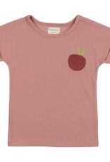 Maniere Ribbed Berry S/S Shirt Mauve