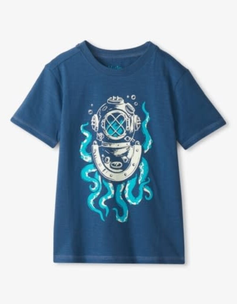 Hatley Kids Deep Sea Mariner Graphic Tee Ensign Blue