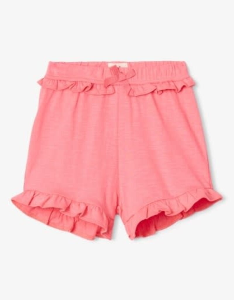 Hatley Kids Geranium Pink Toddler Ruffle Shorts