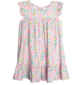 Mabel and Honey Pink Scribble Dress