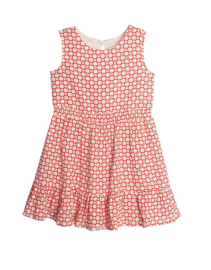 Mabel and Honey Little Red Wagon Dress Red
