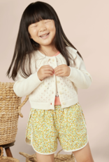 Tea Collection Collared Pointelle Cardigan Chalk