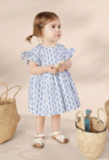 Tea Collection Ruffle Sleeve Baby Dress Suma Bouquet