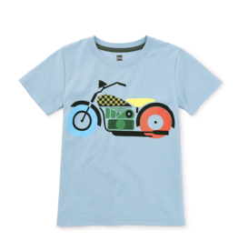 Tea Collection Nairobi Motorcycle Graphic Tee Cloud