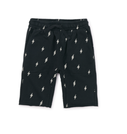 Tea Collection Gym Shorts Lightning Bolts in Black