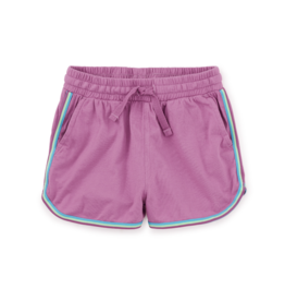 Tea Collection Rainbow Binding Track Shorts Mulberry