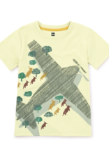 Tea Collection Air Plane Graphic Tee Hay