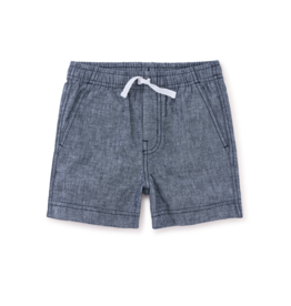 Tea Collection Chambray Sport Shorts Indigo