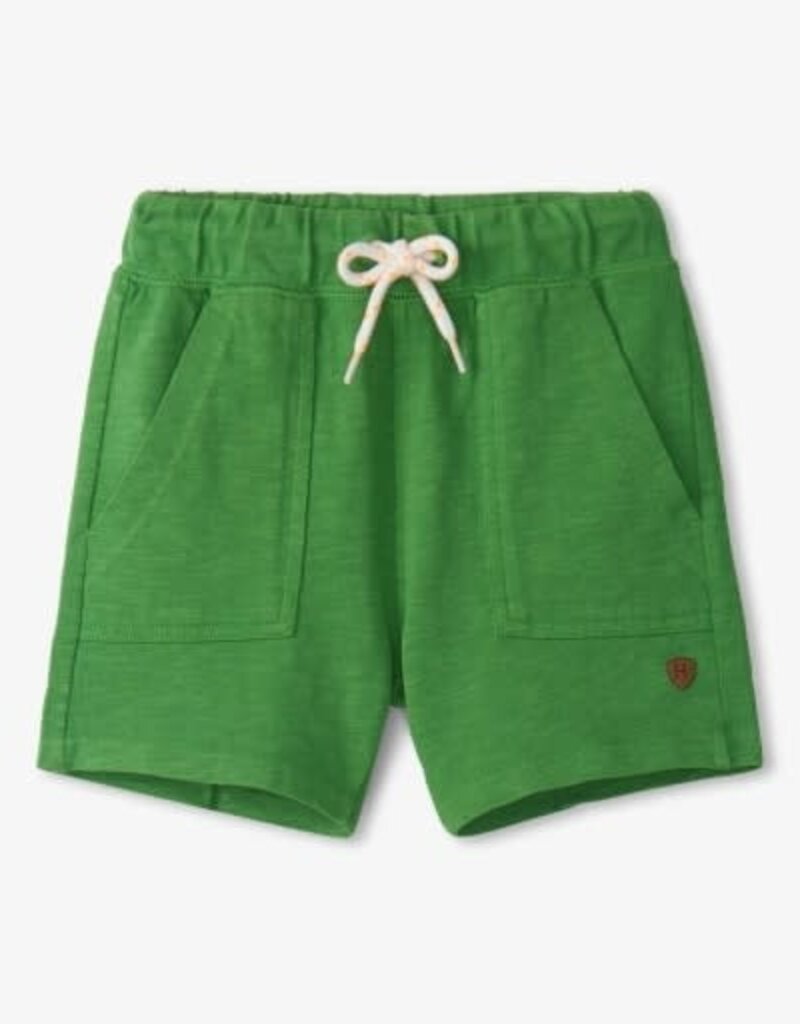 Hatley Kids Camp Green Relaxed Shorts