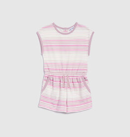 Splendid Painterly Stripe Romper Watercolor