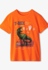 Hatley Kids T Rex Graphic Tee Orange Tiger
