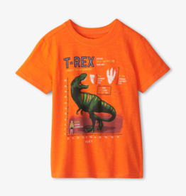 Hatley Kids Graphic Tee T Rex  Orange Tiger