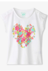 Hatley Kids Chiffon Heart Snap Up Tee