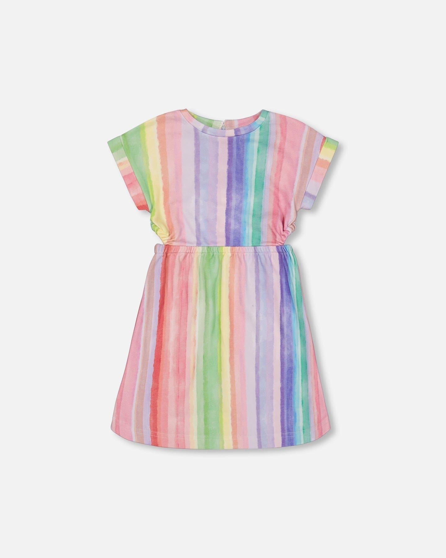 Cotton Terry Stripe Dress