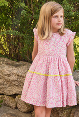 Pink Chicken polly dress pink mini squares