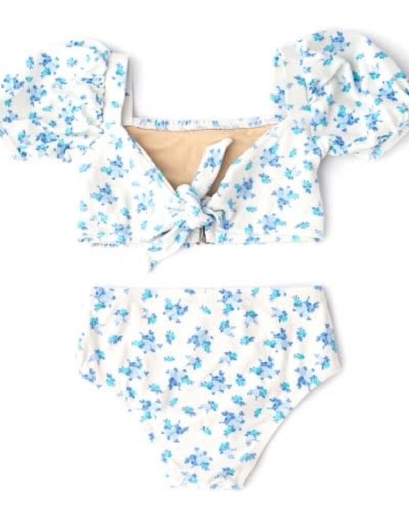 Shade Critters terry smock mid-rise bikini cottage rose blue