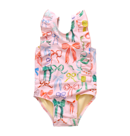 Pink Chicken SALE baby katniss suit watercolor bows