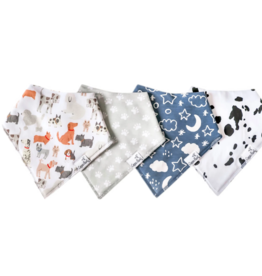 Copper Pearl Baby Bandana Bib Set 4 Rufus