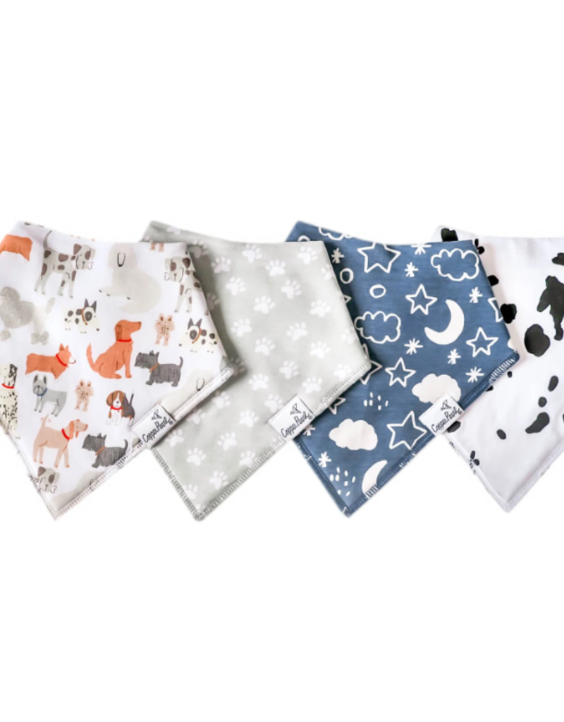 Copper Pearl Baby Bandana Bib Set 4 Rufus