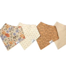 Copper Pearl Baby Bandana Bibs Set/4 Eden