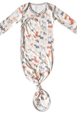 Copper Pearl Newborn Knotted Gown Rufus