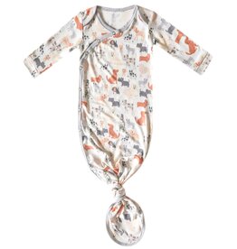 Copper Pearl Newborn Knotted Gown Rufus