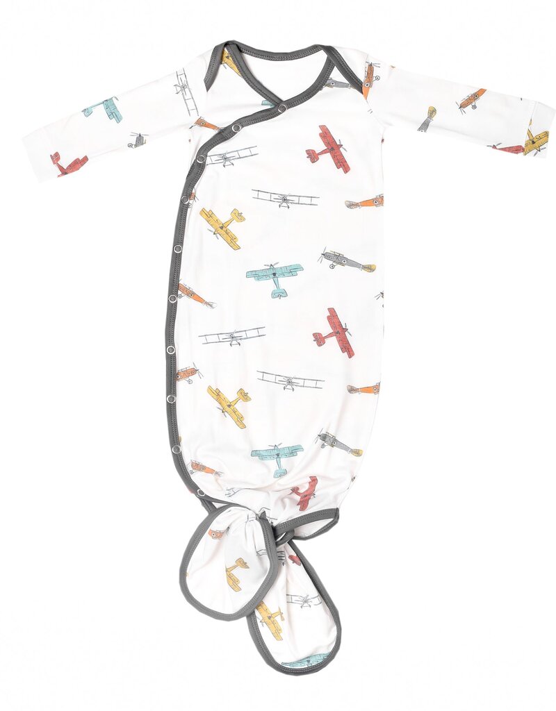 Copper Pearl Newborn Knotted Gown Ace