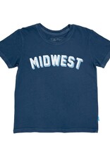 Feather 4 Arrow MIDWEST NAVY VINTAGE TEE