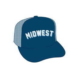 Feather 4 Arrow MIDWEST NAVY TRUCKER HAT