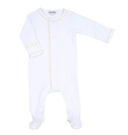 Magnolia Baby Joy Emb Footie sp24 Yellow