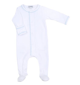 Magnolia Baby Joy Emb Footie sp24 Lt Blue