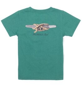 Properly Tied S/S Tee Tied Off Teal
