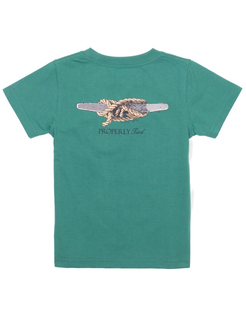 Properly Tied Tied Off S/S Tee Teal