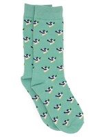 Properly Tied Lucky Duck Sock Breaking Water