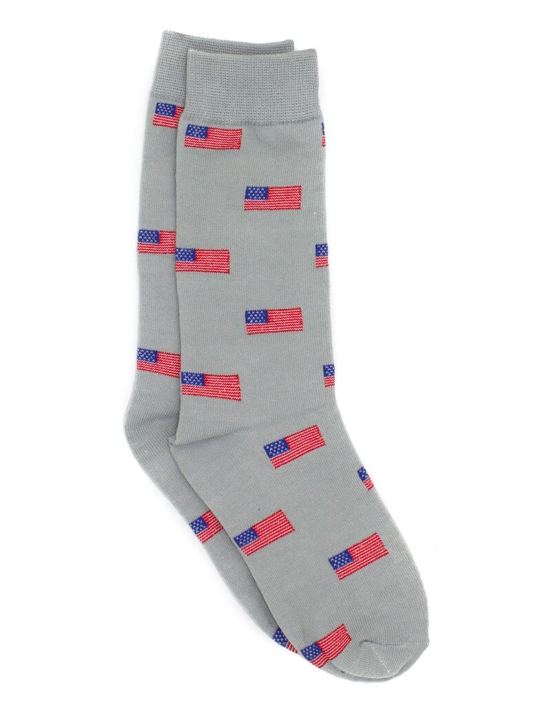 Properly Tied Lucky Duck Sock American Flag