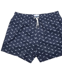 Bermies Mens Shark Attack Swim Trunks