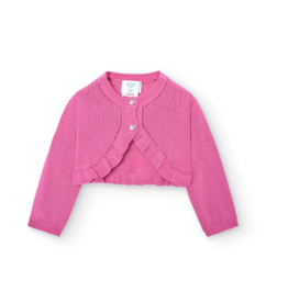 Boboli Pink 2 Button Sweater