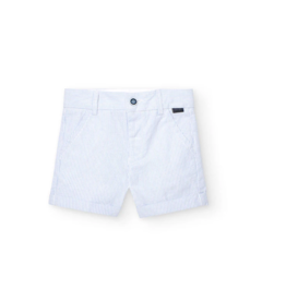 Boboli Oxford Blue Stripe Shorts