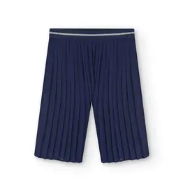 SALE Navy Chiffon Pleated Pants