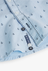 Boboli L/S Blue Shirt w/Anchor Print