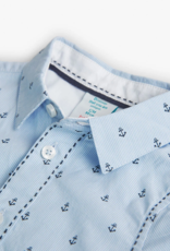 L/S Blue Shirt w/Anchor Print