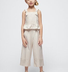 Mayoral Beige Stripe Pant Set 2PC