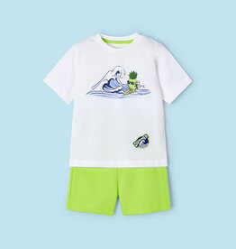 Mayoral SALE. Kiwi Shorts w/White Tee