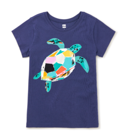 Tea Collection Pop Turtle Graphic Tee Twilight