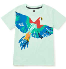 Tea Collection Macaw Graphic Tee Garden Party