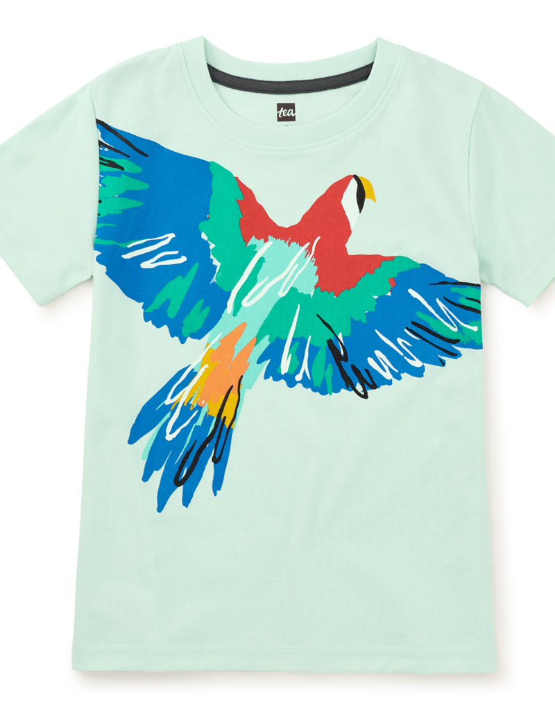 Tea Collection Macaw Graphic Tee Garden Party