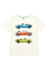 Tea Collection Cars Graphic Tee Chalk
