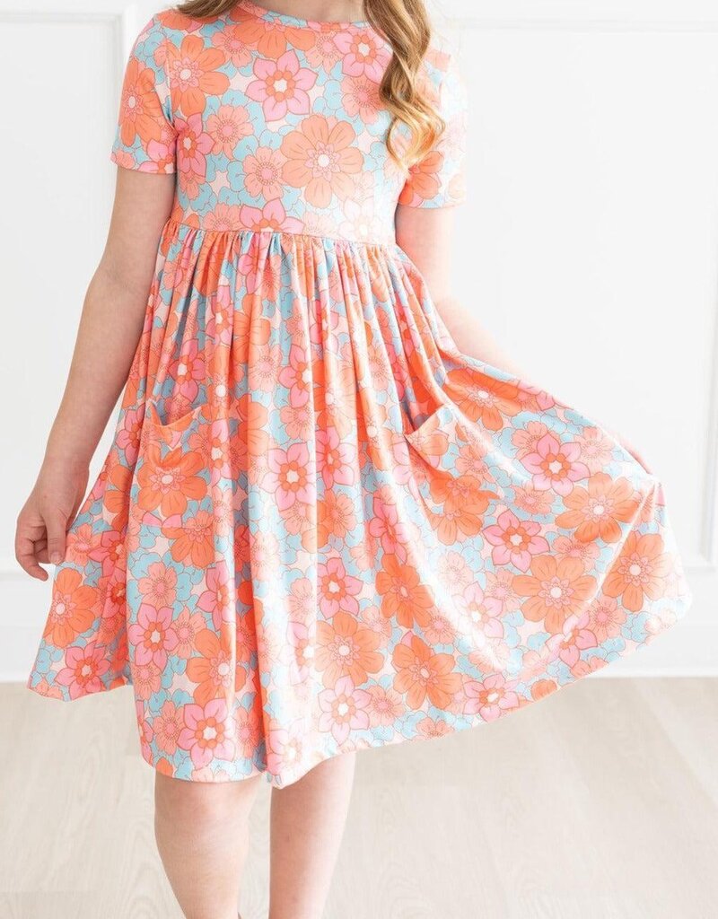 Mila & Rose Sweet Gardenias S/S Pocket Twirl Dress
