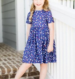 Mila & Rose Star Bright S/S Pocket Twirl Dress