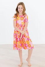 Mila & Rose Retro Daisies S/S Pocket Twirl Dress